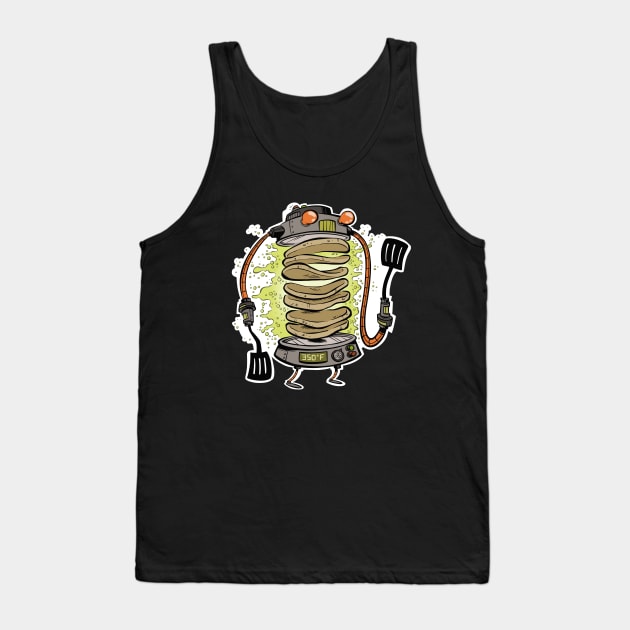 Pancake Bot Tank Top by westinchurch